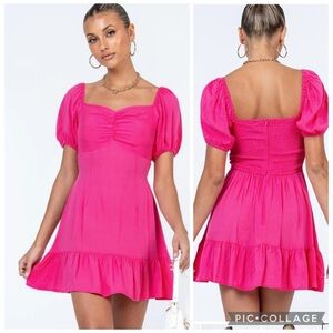 Princess Polly Someday Soon Mini Dress Pink size 6